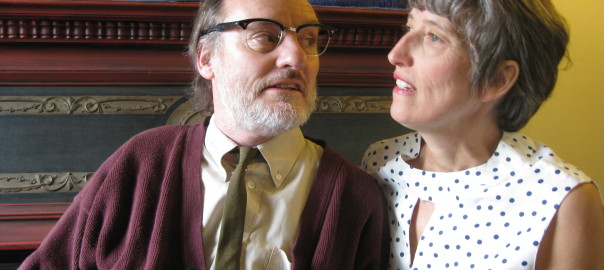 Generic Theater's "Largo Desolato" at Players' Ring with Roland Goodbody as Professor Leopold Nettles and Helen Brock as Lucy